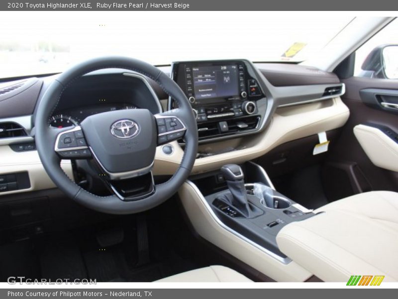 Ruby Flare Pearl / Harvest Beige 2020 Toyota Highlander XLE