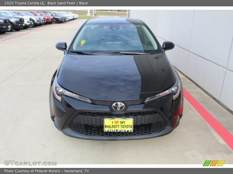 Black Sand Pearl / Black 2020 Toyota Corolla LE