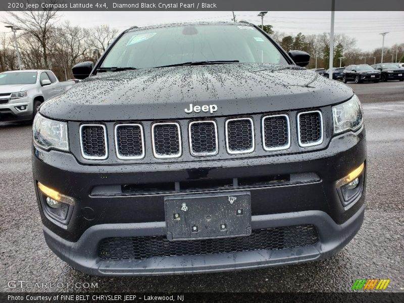 Diamond Black Crystal Pearl / Black 2020 Jeep Compass Latitude 4x4