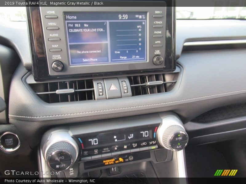 Magnetic Gray Metallic / Black 2019 Toyota RAV4 XLE