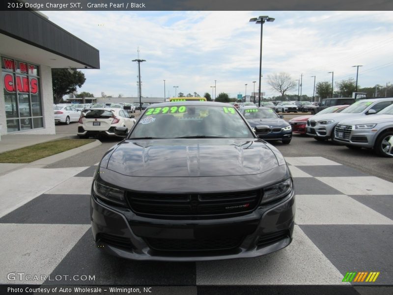 Granite Pearl / Black 2019 Dodge Charger SXT