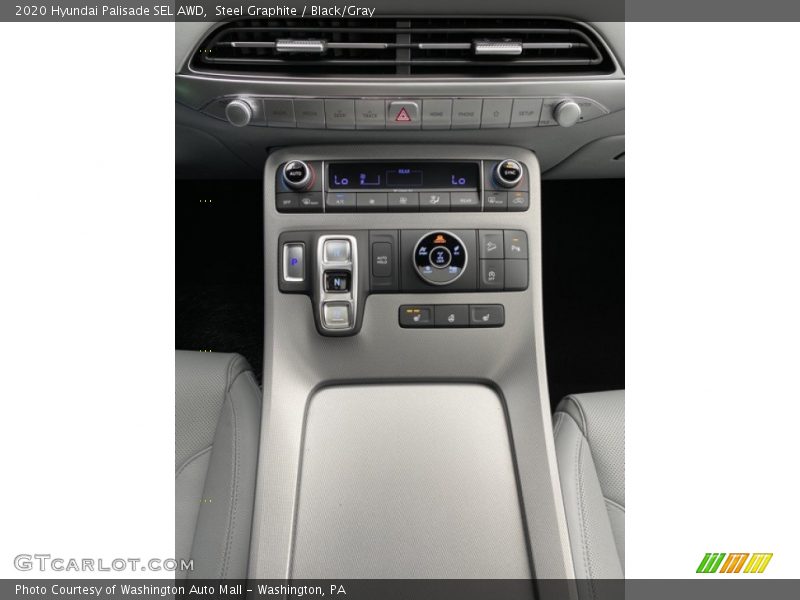 Controls of 2020 Palisade SEL AWD