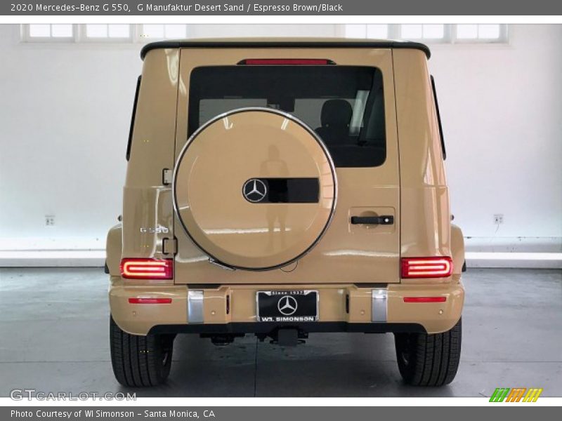 G Manufaktur Desert Sand / Espresso Brown/Black 2020 Mercedes-Benz G 550