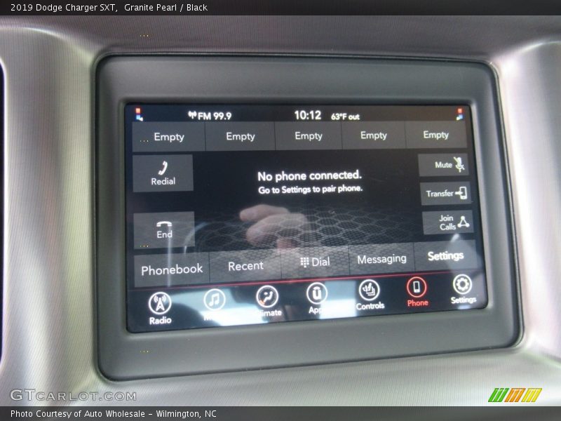 Granite Pearl / Black 2019 Dodge Charger SXT