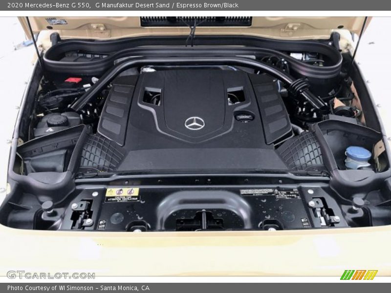  2020 G 550 Engine - 4.0 Liter DI biturbo DOHC 32-Valve VVT V8