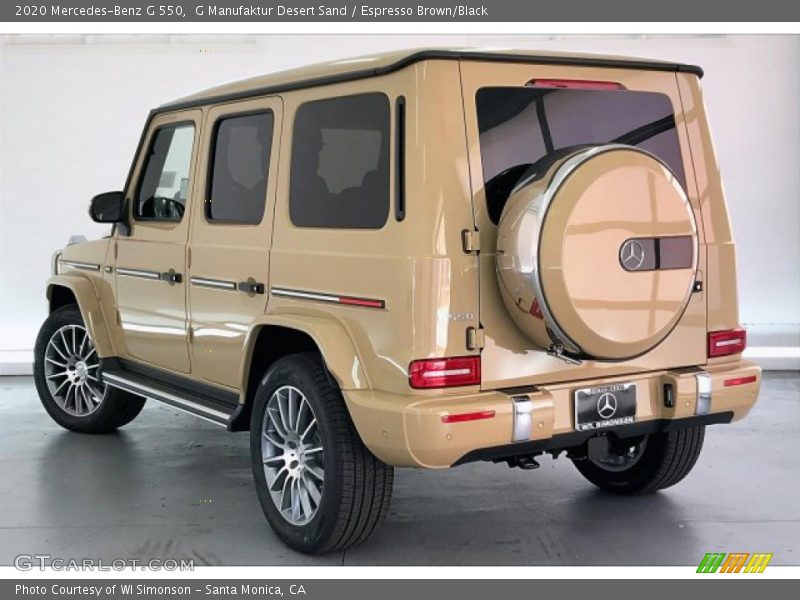  2020 G 550 G Manufaktur Desert Sand