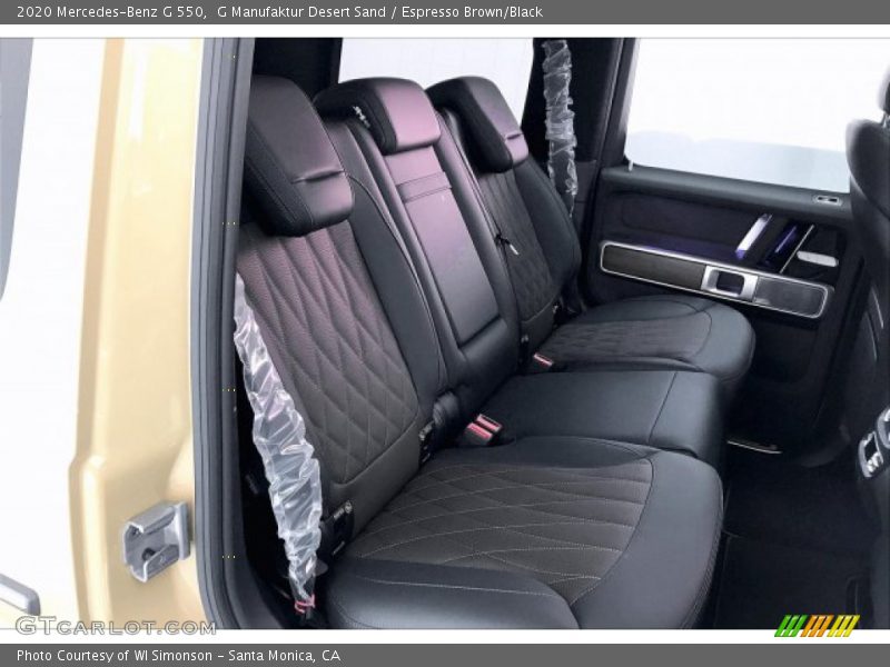 Rear Seat of 2020 G 550