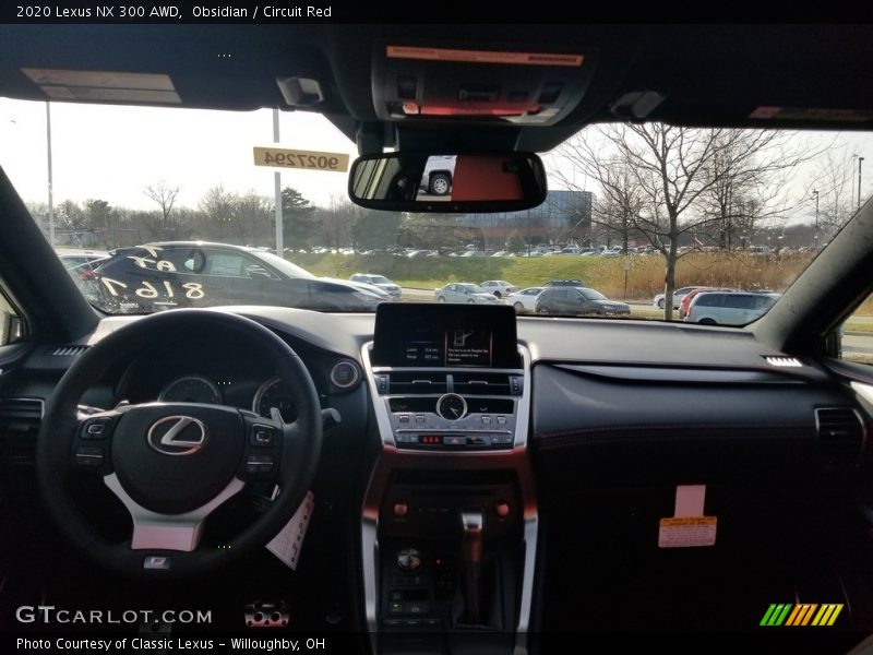 Obsidian / Circuit Red 2020 Lexus NX 300 AWD