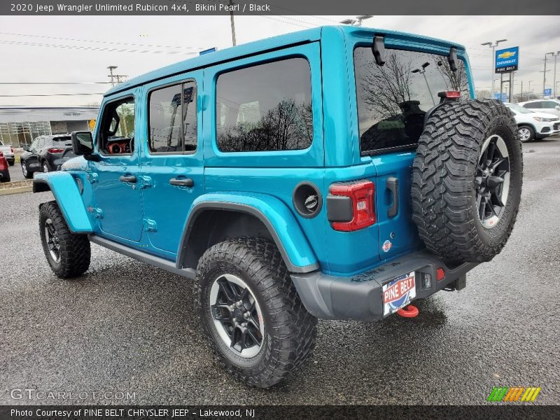 Bikini Pearl / Black 2020 Jeep Wrangler Unlimited Rubicon 4x4