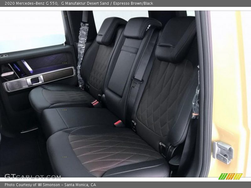 Rear Seat of 2020 G 550