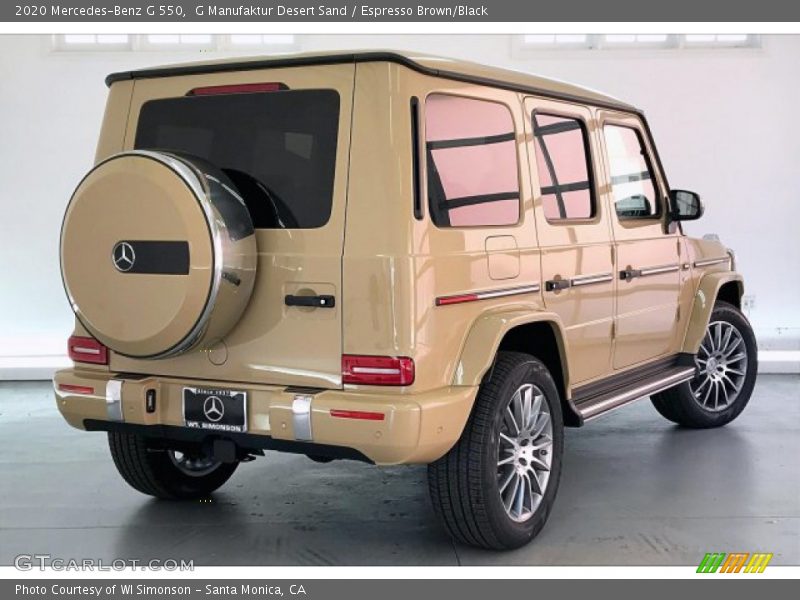 G Manufaktur Desert Sand / Espresso Brown/Black 2020 Mercedes-Benz G 550