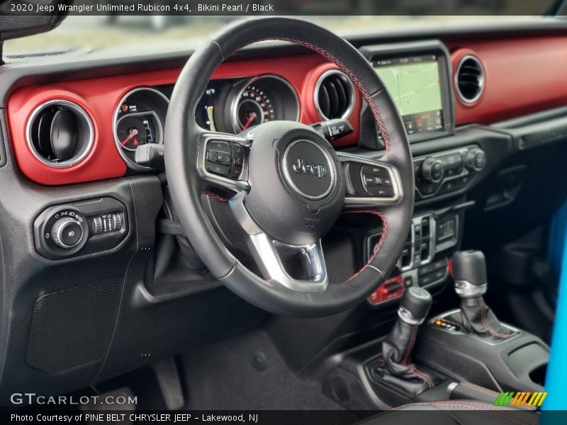 Dashboard of 2020 Wrangler Unlimited Rubicon 4x4