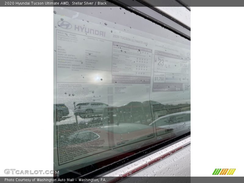 Stellar Silver / Black 2020 Hyundai Tucson Ultimate AWD