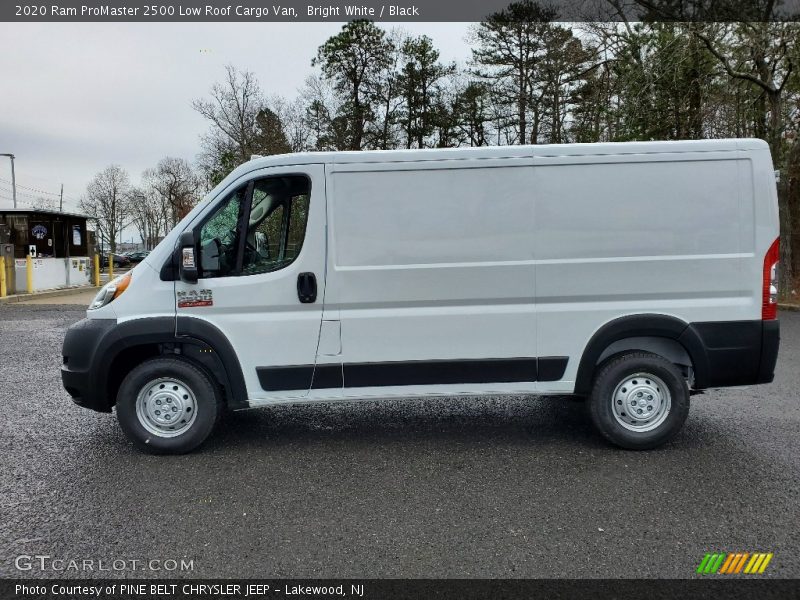 Bright White / Black 2020 Ram ProMaster 2500 Low Roof Cargo Van