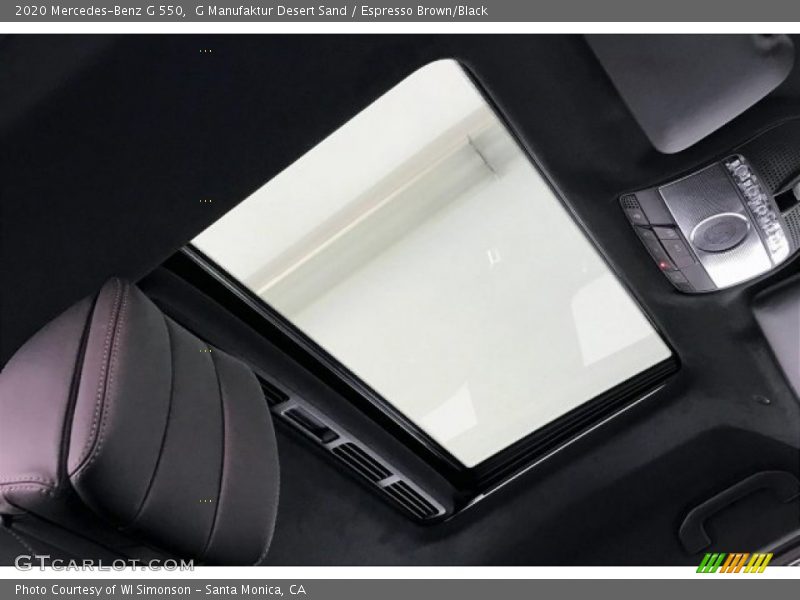 Sunroof of 2020 G 550
