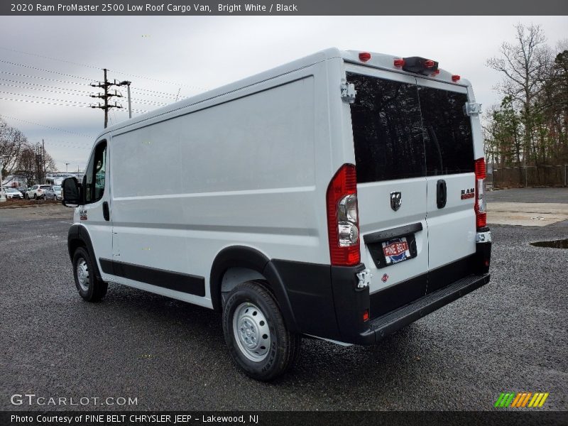 Bright White / Black 2020 Ram ProMaster 2500 Low Roof Cargo Van