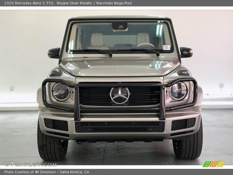Mojave Silver Metallic / Macchiato Beige/Red 2020 Mercedes-Benz G 550