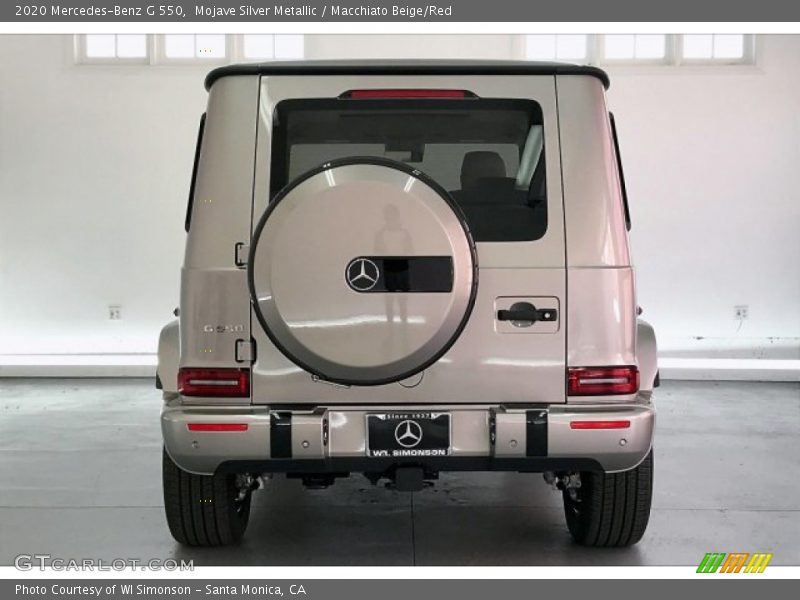 Mojave Silver Metallic / Macchiato Beige/Red 2020 Mercedes-Benz G 550
