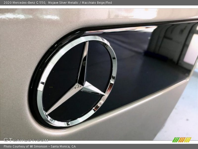 Mojave Silver Metallic / Macchiato Beige/Red 2020 Mercedes-Benz G 550