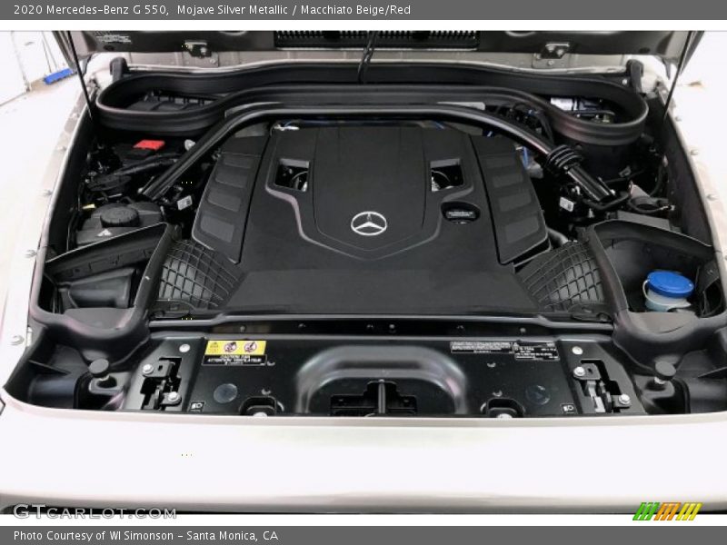  2020 G 550 Engine - 4.0 Liter DI biturbo DOHC 32-Valve VVT V8