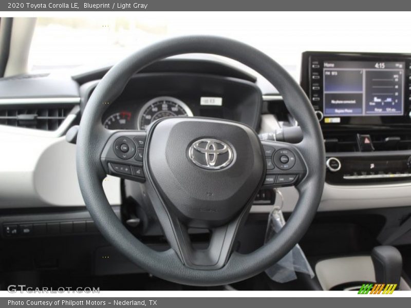 Blueprint / Light Gray 2020 Toyota Corolla LE