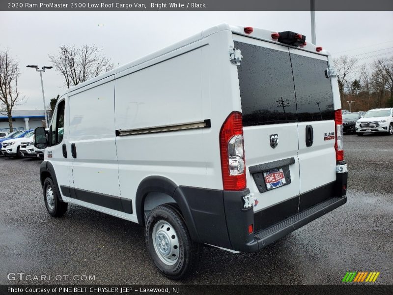 Bright White / Black 2020 Ram ProMaster 2500 Low Roof Cargo Van