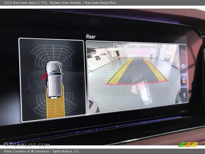 Mojave Silver Metallic / Macchiato Beige/Red 2020 Mercedes-Benz G 550