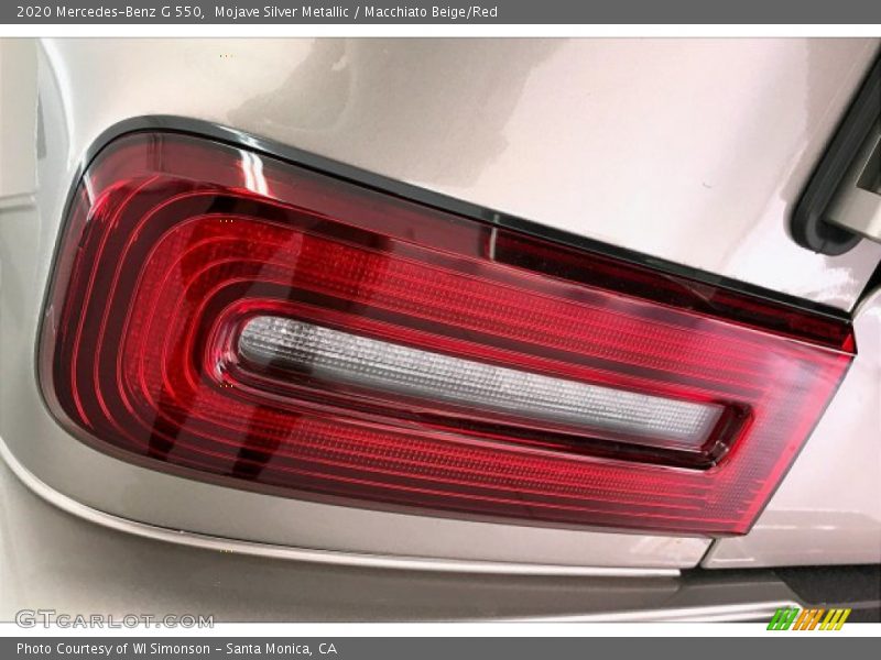 Mojave Silver Metallic / Macchiato Beige/Red 2020 Mercedes-Benz G 550