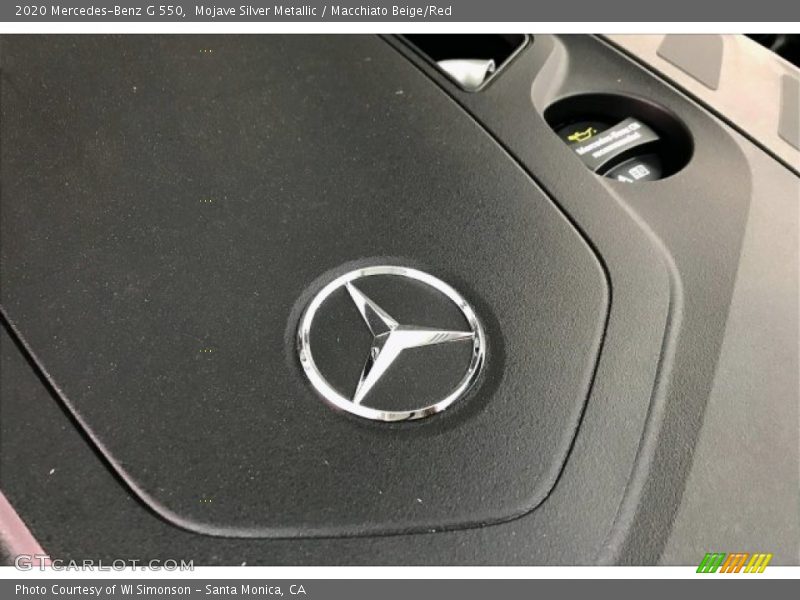 Mojave Silver Metallic / Macchiato Beige/Red 2020 Mercedes-Benz G 550