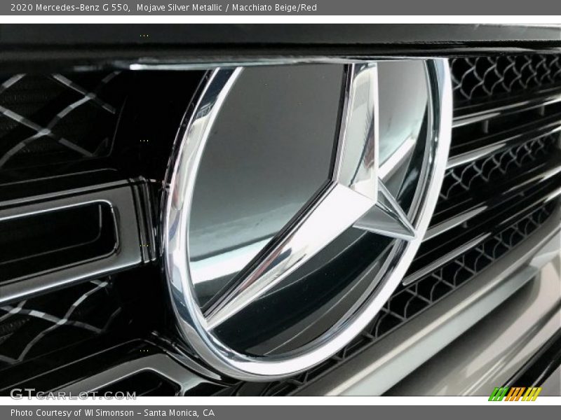 Mojave Silver Metallic / Macchiato Beige/Red 2020 Mercedes-Benz G 550