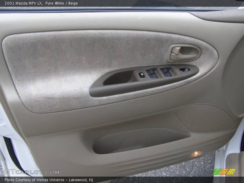 Pure White / Beige 2001 Mazda MPV LX