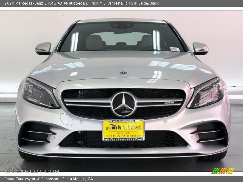 Iridium Silver Metallic / Silk Beige/Black 2020 Mercedes-Benz C AMG 43 4Matic Sedan