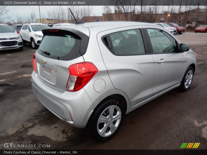 Silver Ice Metallic / Jet Black 2020 Chevrolet Spark LS