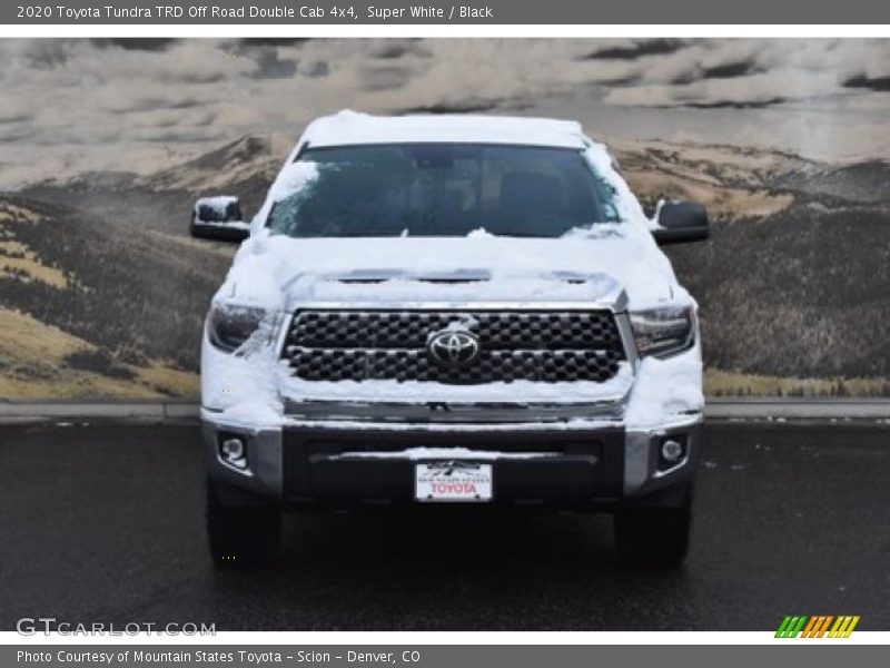 Super White / Black 2020 Toyota Tundra TRD Off Road Double Cab 4x4
