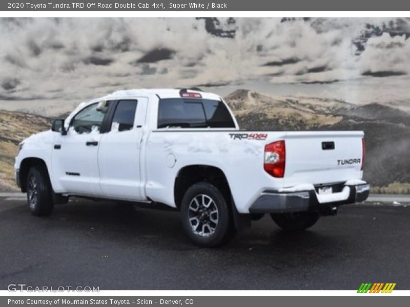 Super White / Black 2020 Toyota Tundra TRD Off Road Double Cab 4x4