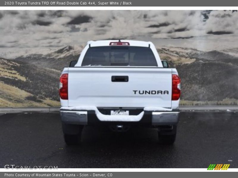 Super White / Black 2020 Toyota Tundra TRD Off Road Double Cab 4x4