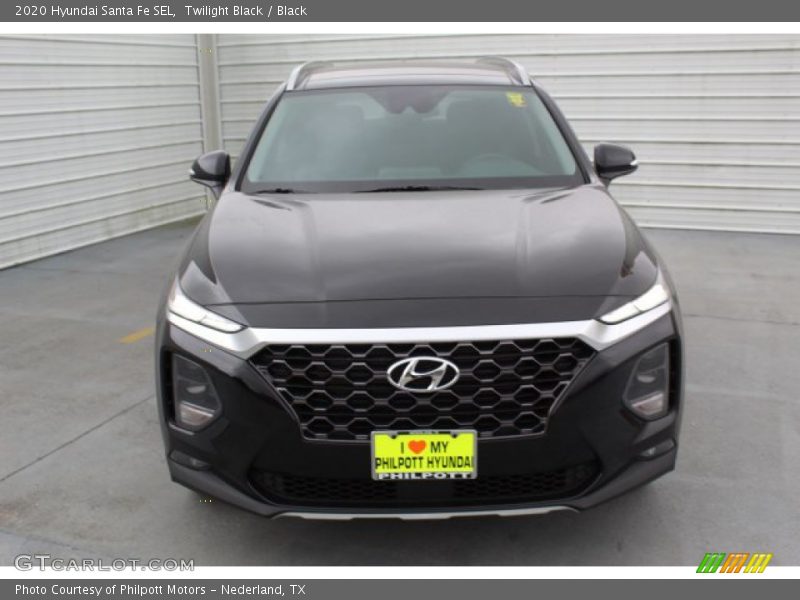 Twilight Black / Black 2020 Hyundai Santa Fe SEL