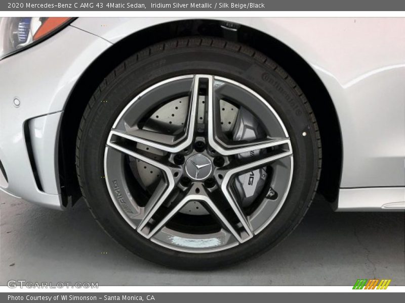 Iridium Silver Metallic / Silk Beige/Black 2020 Mercedes-Benz C AMG 43 4Matic Sedan