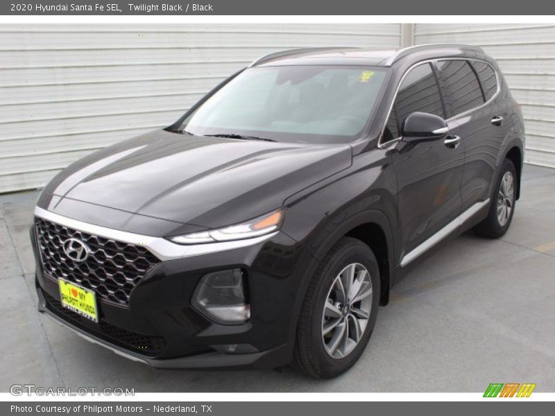 Twilight Black / Black 2020 Hyundai Santa Fe SEL