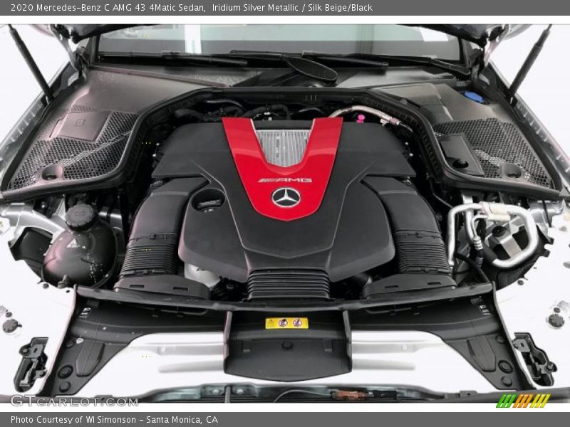 Iridium Silver Metallic / Silk Beige/Black 2020 Mercedes-Benz C AMG 43 4Matic Sedan