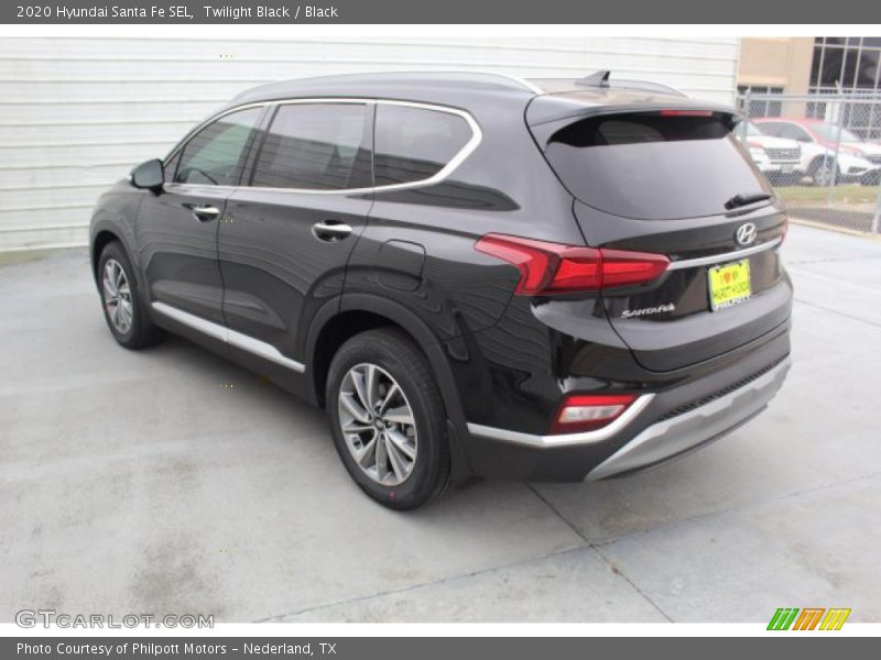 Twilight Black / Black 2020 Hyundai Santa Fe SEL