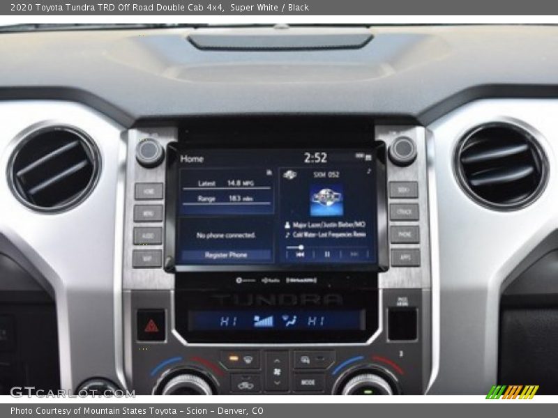 Super White / Black 2020 Toyota Tundra TRD Off Road Double Cab 4x4