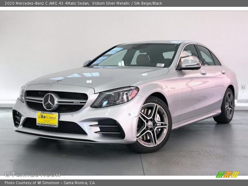 Iridium Silver Metallic / Silk Beige/Black 2020 Mercedes-Benz C AMG 43 4Matic Sedan