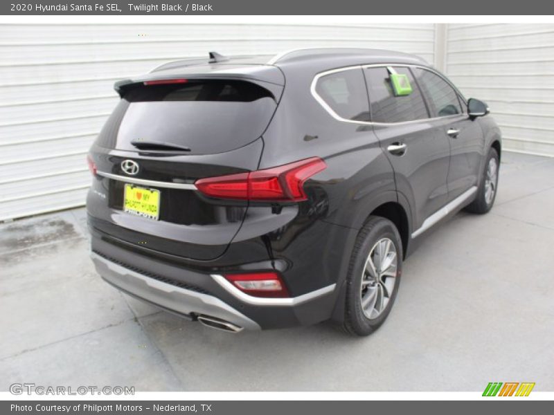 Twilight Black / Black 2020 Hyundai Santa Fe SEL