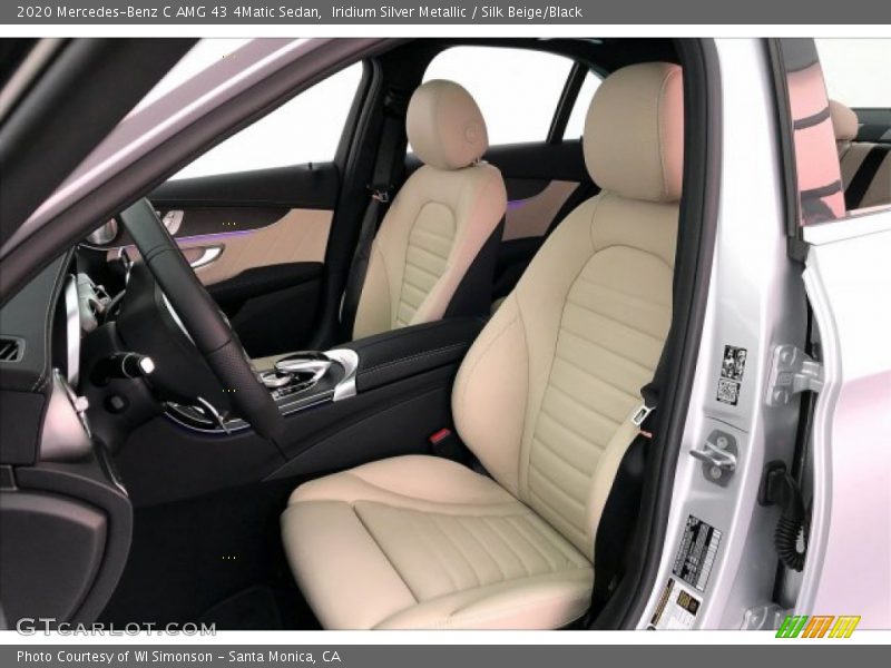 Iridium Silver Metallic / Silk Beige/Black 2020 Mercedes-Benz C AMG 43 4Matic Sedan