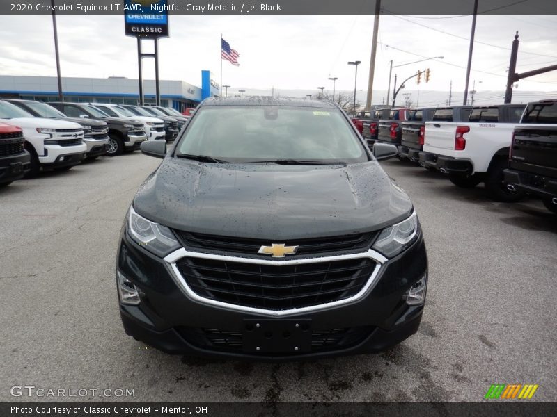 Nightfall Gray Metallic / Jet Black 2020 Chevrolet Equinox LT AWD
