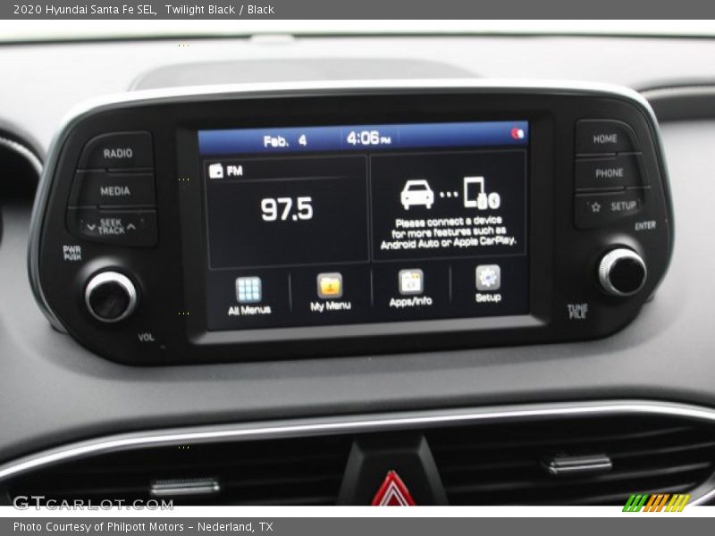 Twilight Black / Black 2020 Hyundai Santa Fe SEL