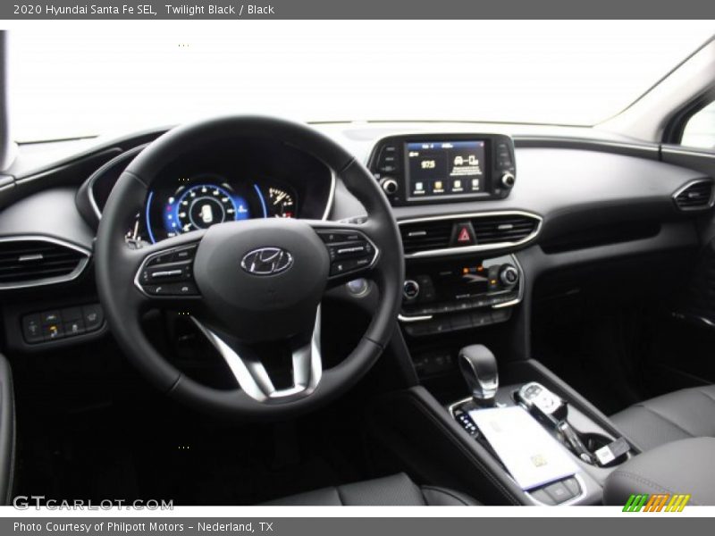 Twilight Black / Black 2020 Hyundai Santa Fe SEL