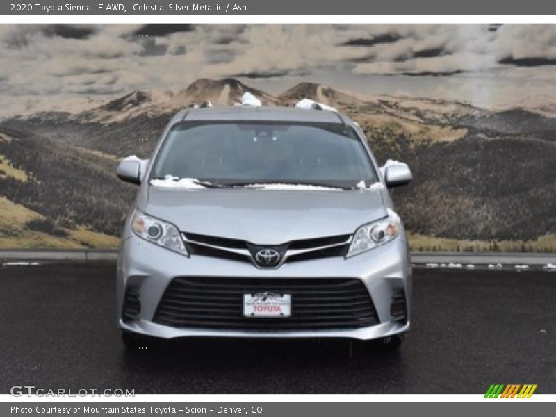 Celestial Silver Metallic / Ash 2020 Toyota Sienna LE AWD