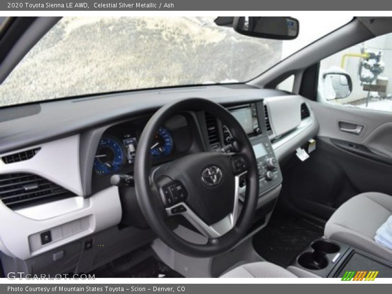 Celestial Silver Metallic / Ash 2020 Toyota Sienna LE AWD